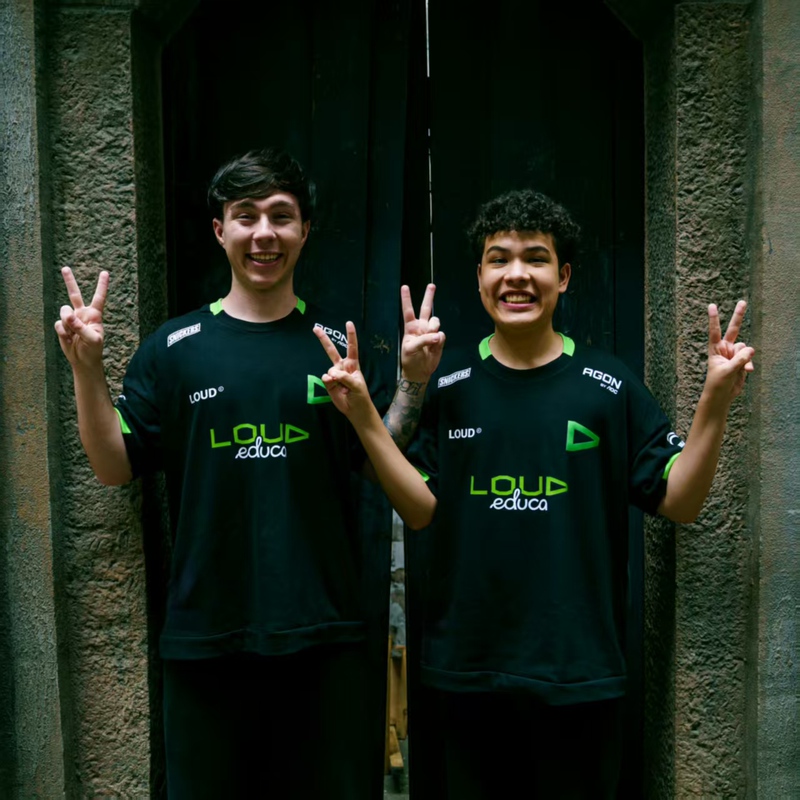 Loud Team Uniform Short Sleeve 2026 Shanghai Championship Series Rolet E-Sports Team Uniform T-Shirt Same Style
