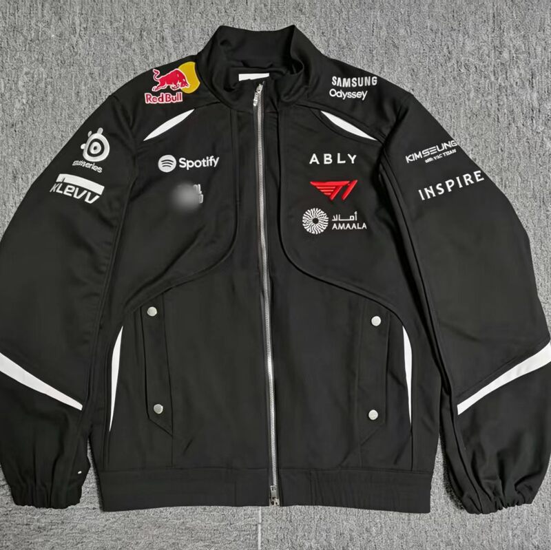 Embroidered Jacket 2026 First Stage Team Uniform Jacket T1 Team New Uniform Player Faker Same Style