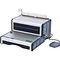 千页百汇D160电动胶圈夹条压条装订机工厂直销文件合同标书