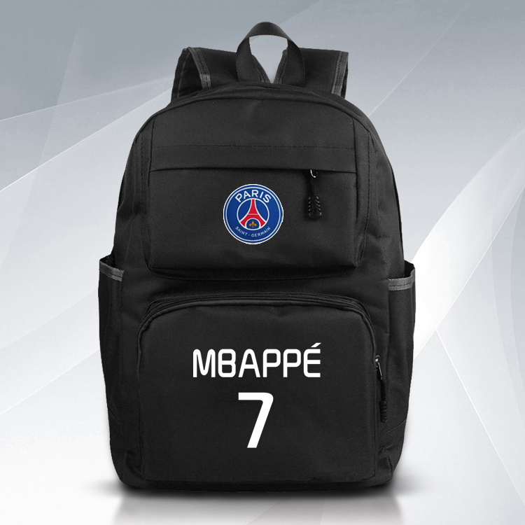 Paris Saint-Germain Paris Neymar Mbappe Backpack Shoulder Bag Trend College School Bag