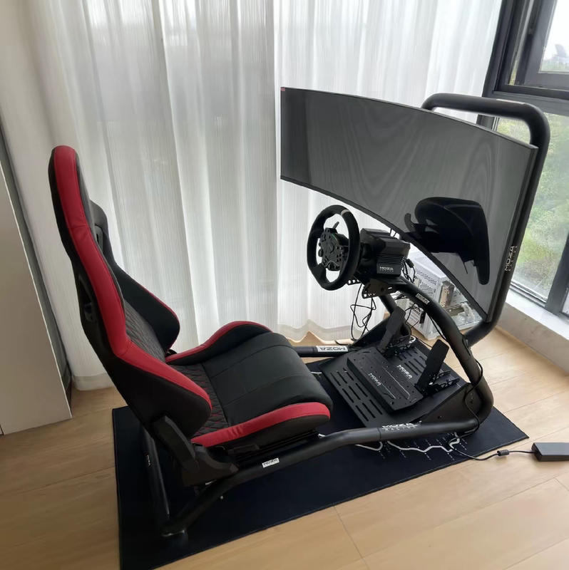 Racing Simulator Stand Set High-Torque Direct-Drive Gaming Steering Wheel Driving Simulation Seat Monitor Stand