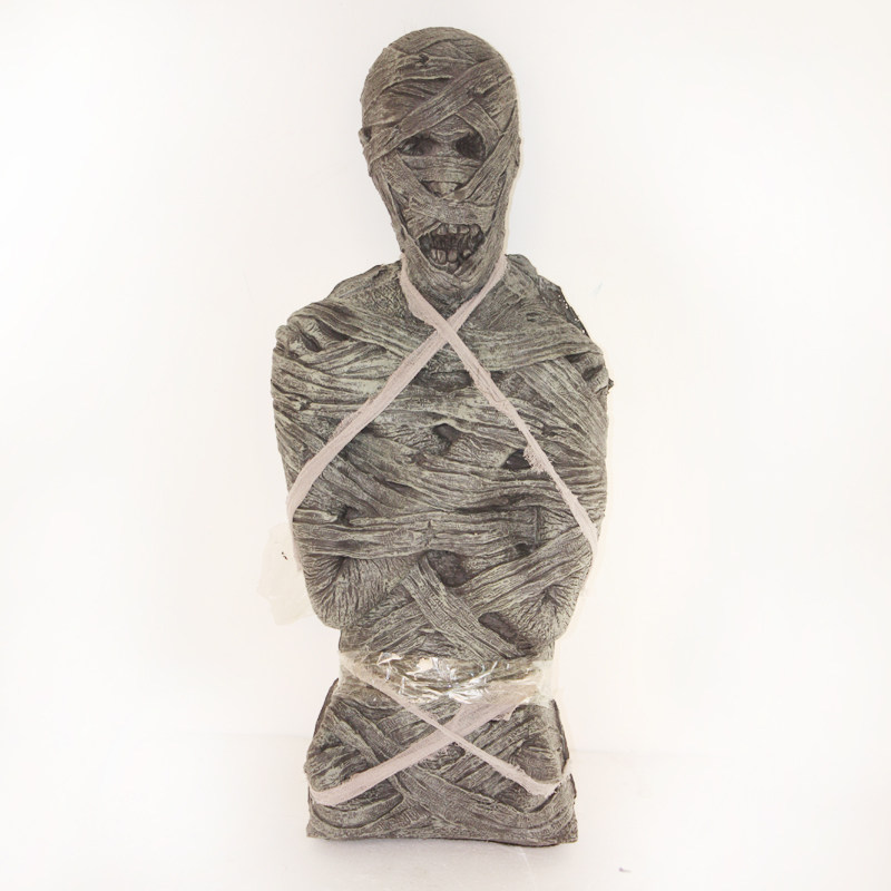 Halloween decoration ghost festival supplies whole person props bar KTV haunted house secret room set decoration half-length mummy