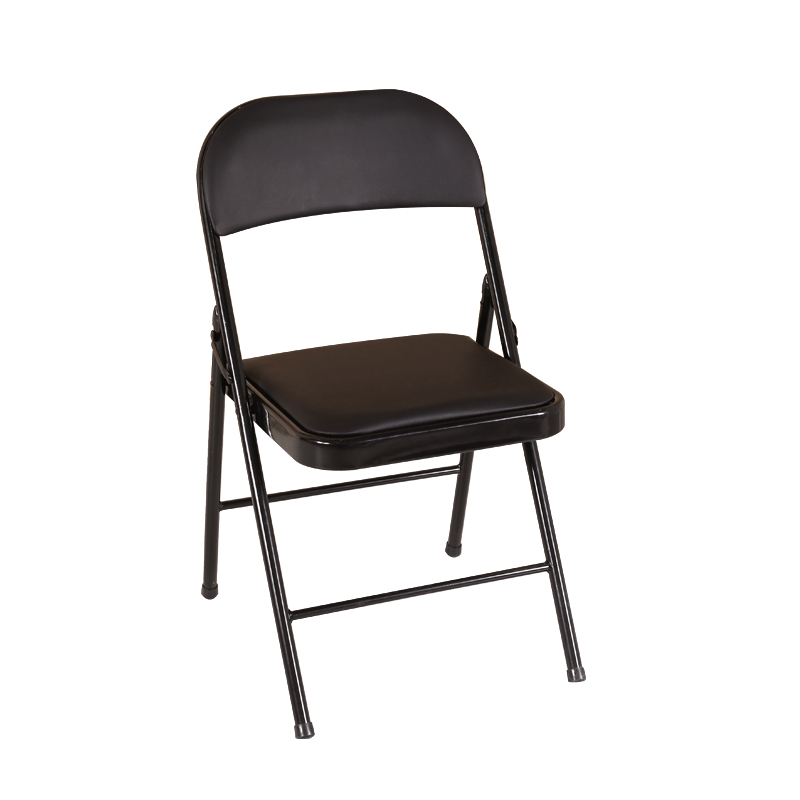 Folding steel frame training chair conference room reception chair simple home computer office conference chair reception negotiation chair