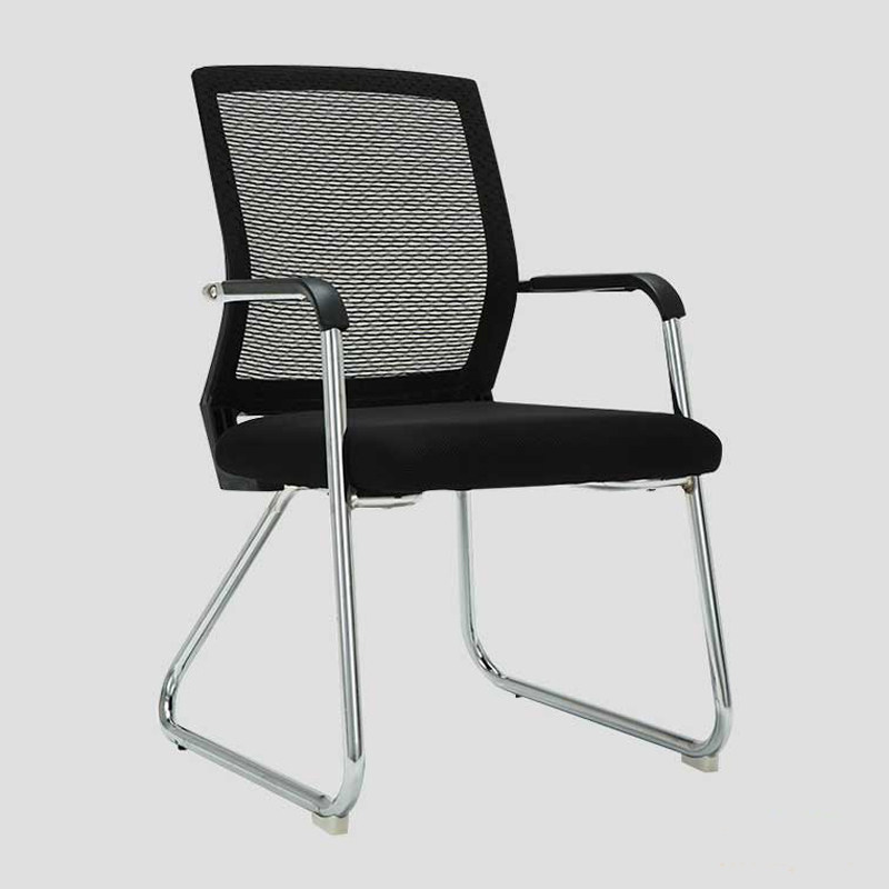 Office furniture conference chair simple modern mesh chair company staff chair computer chair without wheel bow stool