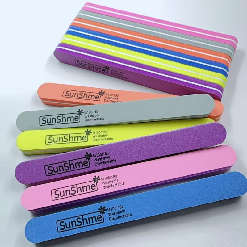 Nail Polishing Strip, Double-Sided Sanding Strip, Sponge Rubbing Strip, Polishing Strip, Manicure Shaping, Coarse and Fine Double-Sided Sponge File