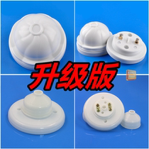 Thickened engineering lamp cap Bakelite flame retardant round suspension wire box ceiling type wire makes lamp holder junction box chandelier conversion box