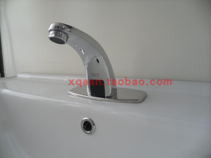 Table basin induction tap AC/DC intelligent fully automatic water outlet full copper washbasin single cold infrared sensor