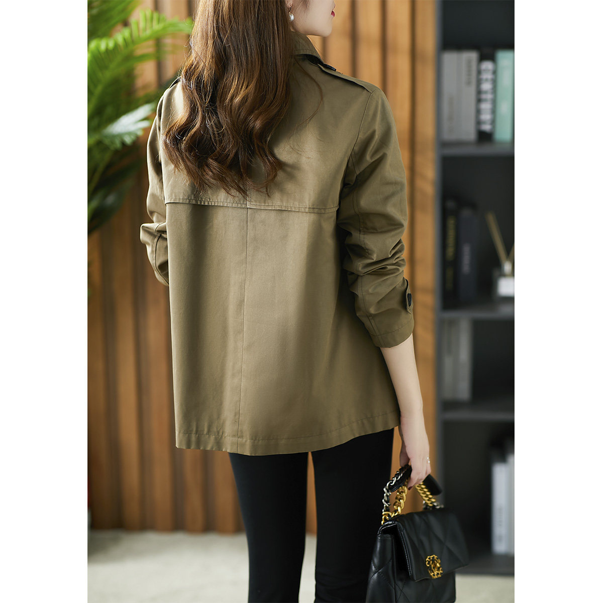 U Home Commuter dry short - edition windshirt girl 2022 Spring and Autumn popular wear small - sized casual coat
