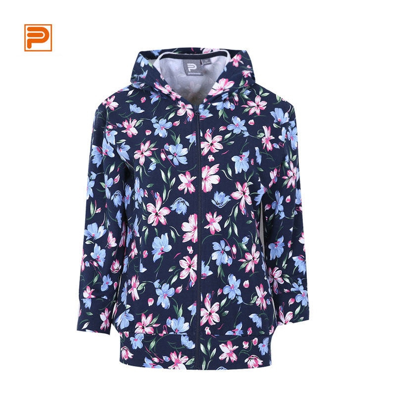 Potter girl early autumn printing seven sleeve hat sports leisure and comfortable light multi-color sweater