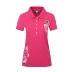 Porter nữ mùa hè mới POLO in áo ve áo thoáng khí thoải mái thoải mái thường xuyên áo thun cotton 601712 - Áo polo thể thao 1áo polo nữ trắng Áo polo thể thao