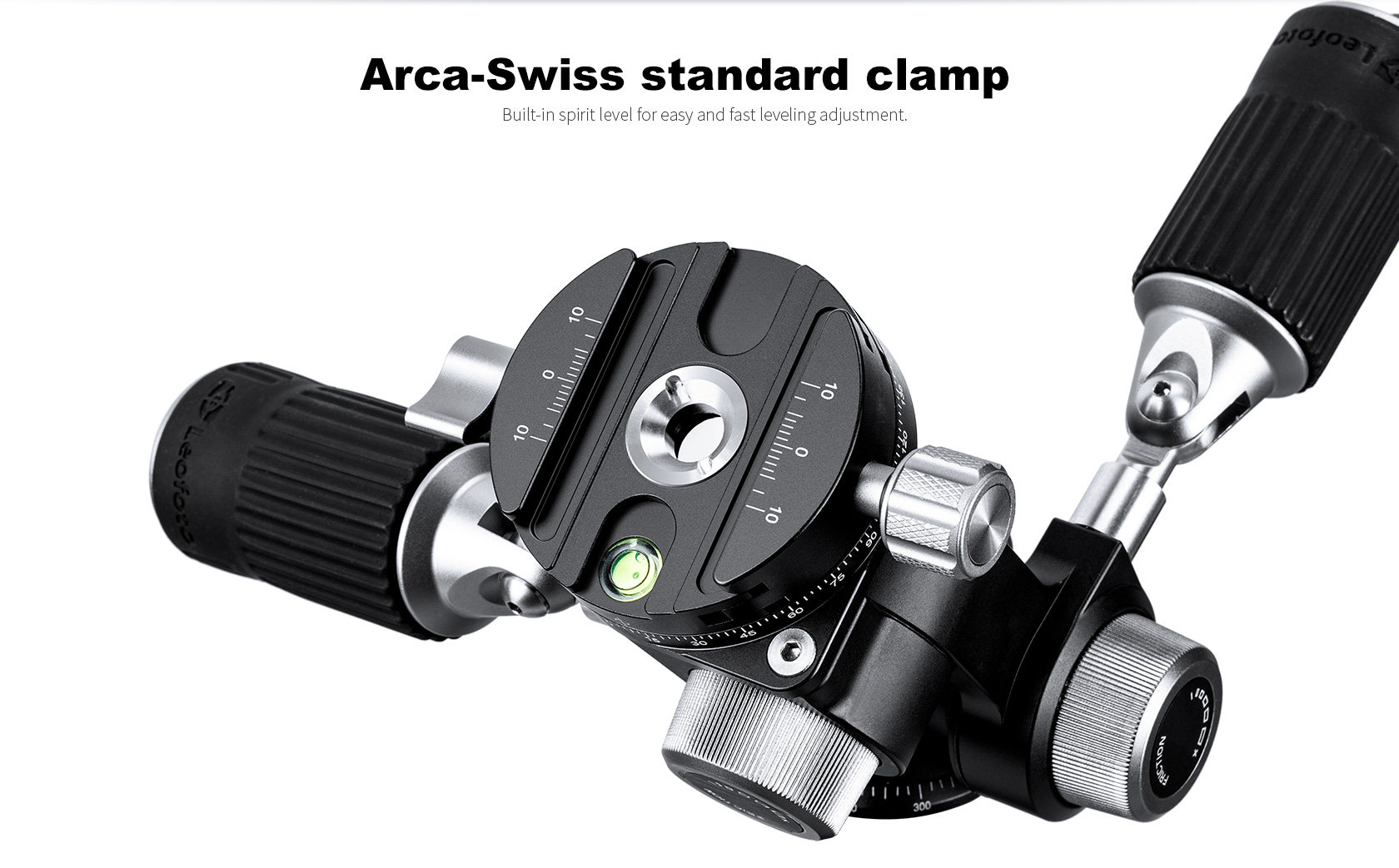 Leofoto FW-01R 4-Way Head Pan-and-Tilt Head Tripod head with NP-60