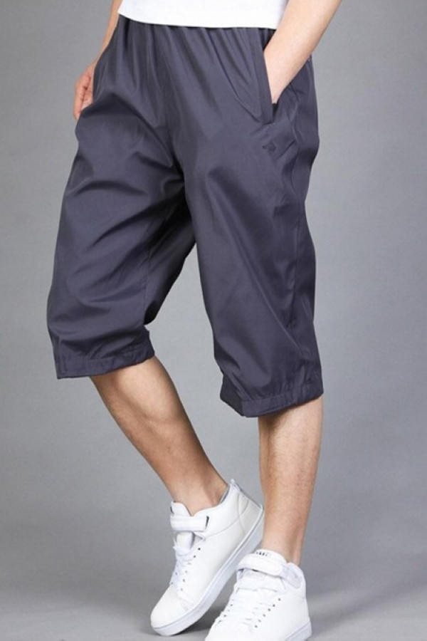 Của nam giới cắt quần mùa hè quần short giản dị thể thao nhanh chóng làm khô quần phần mỏng thoáng khí 7 điểm quần lỏng kích thước lớn thẳng quần quần đùi adidas
