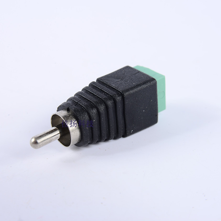 RCA Public Head Lotus Head AV Head Video Camera Green RCA Gonghead BNC Joint Monitoring accessories