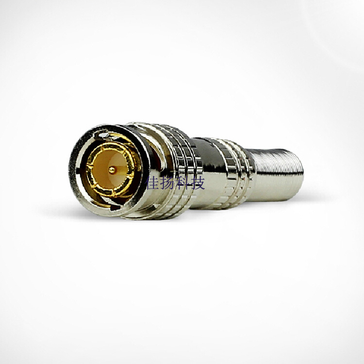 Solder-free metal connector, all-metal BNC connector, Q9 head, American gold-plated BNC connector, camera accessories
