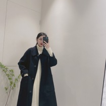 Xu Da Kejia 2021 double-sided cashmere coat womens long doll collar double-sided wool coat autumn and winter tide