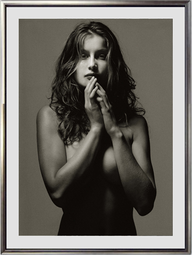 Black and white vintage Laetitia Casta woman portrait photography people portrait