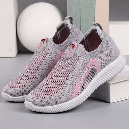 Слипоны для матери, спортивная обувь, нескользящая обувь для ходьбы, мягкая подошва