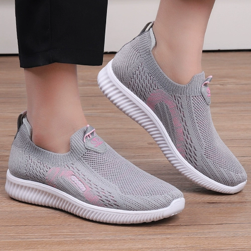 Слипоны для матери, спортивная обувь, нескользящая обувь для ходьбы, мягкая подошва
