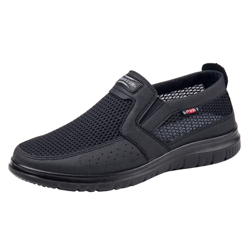 老北京布鞋 Летняя плоская подошва нескользящая обувь, для среднего возраста, мягкая подошва