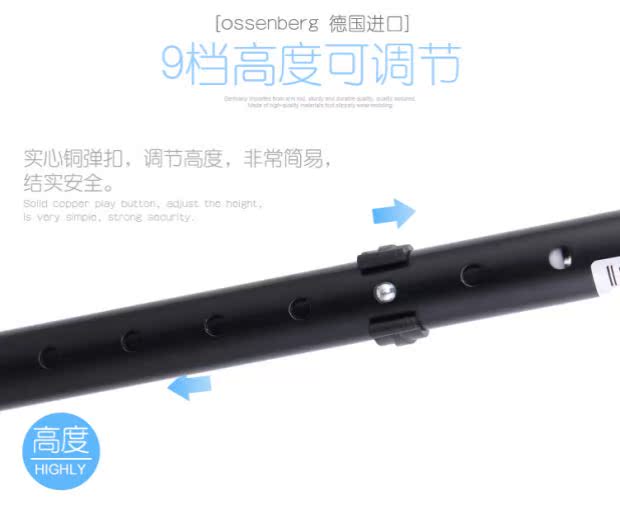 Đức nhập khẩu gậy đi bộ đi bộ leo núi chống nạng cũ ossenberg đích thực - Gậy / gậy gậy người mù