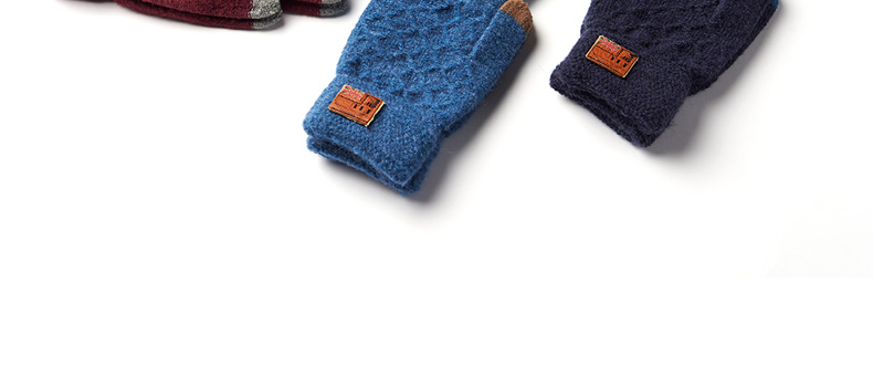 Gants pour homme REALBY    en de laine - Ref 2781592 Image 12