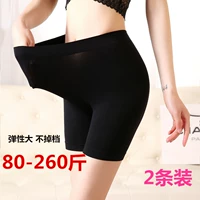 Quần an toàn chống ánh sáng mùa hè nữ chất béo mm cộng với phân bón XL 200 pounds cao eo bảo hiểm chạm đáy quần lót ngắn - Giữa eo quần lót nữ lưng bản cao cấp