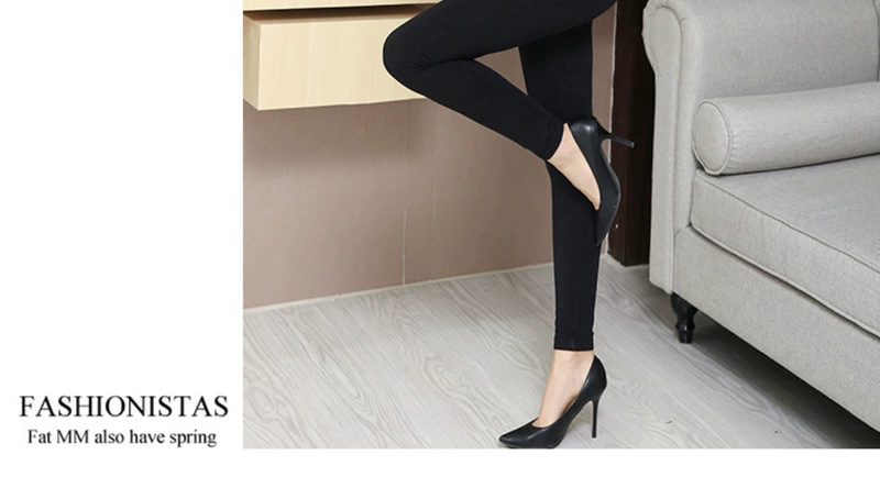 Mùa xuân và mùa thu cộng với phân bón Quần legging XL 200 kg nữ mỏng phần mỡ vừa phải mm bước chân quần dài eo cao đã mỏng