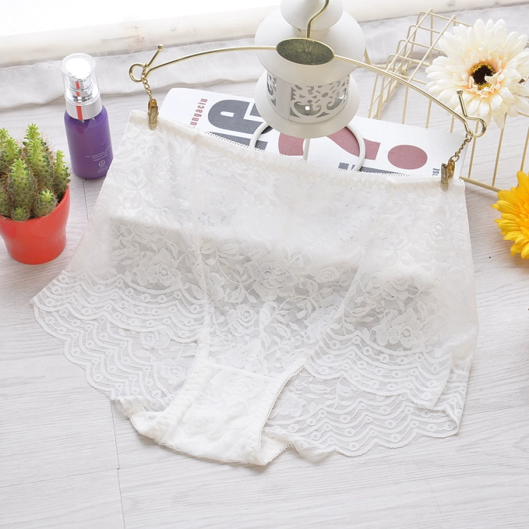Kích thước lớn đồ lót nữ ren không có dấu vết cao eo nữ tam giác cộng với phân bón XL chất béo mm200 kg tóm tắt