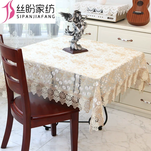 Вышитая квадратная табличная ткань ткань искусство столовая ткань восемь бессмертный столик журнальный столик Маджонг табер