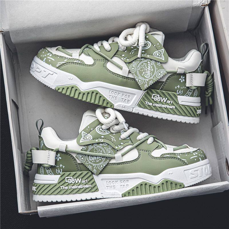 Мужские туфли 2025: Новинка лета, универсальные, нишевые, оригинальные, повседневные, на плоской подошве, спортивные, на толстой подошве, увеличивающие рост, трендовые.