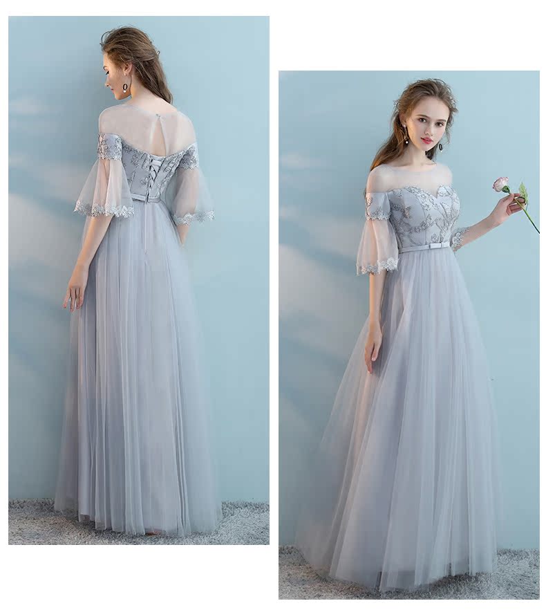 Robe de soirée      manchon de cloche - Ref 3212785 Image 14