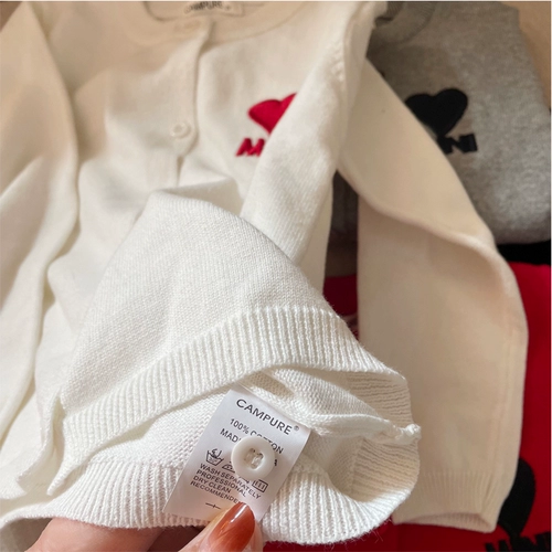 Осенний тонкий свитер, хлопковая куртка подходит для мужчин и женщин, лонгслив для отдыха, семейный стиль