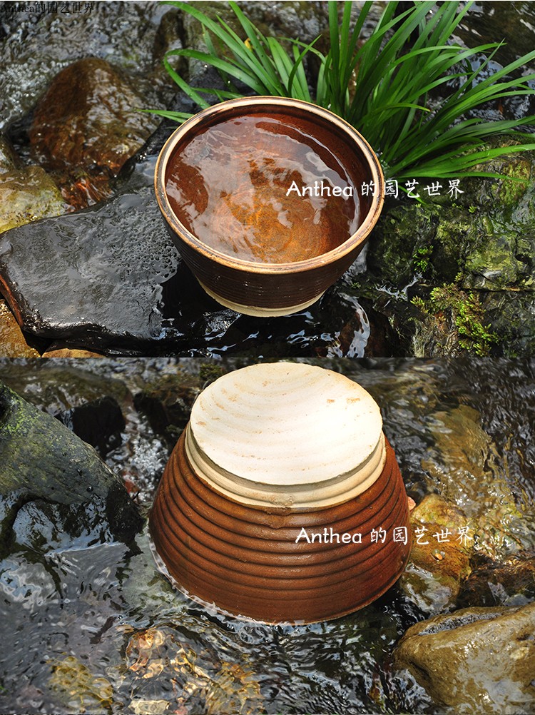 Đất nung bát cổ nhà hoài cổ đất nung bộ đồ ăn trang trại retro đồ gia dụng kinh doanh thương mại Sán Đầu trang trại đất bộ đồ ăn đất đũa ăn cơm