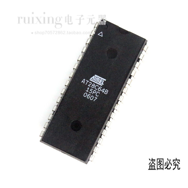Original fit AT28C64B-15PU AT28C64B DIP-28 memory straight plugged in