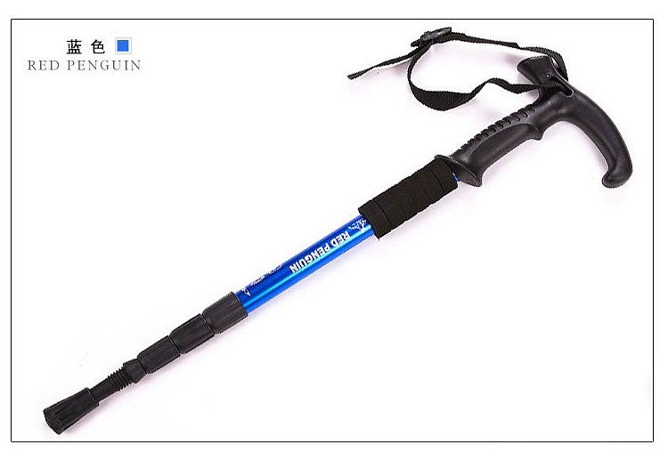 Ánh sáng trekking cực leo núi ngoài trời leo núi leo núi stick 4 phần T xử lý kính thiên văn nạng du lịch thiết bị leo núi