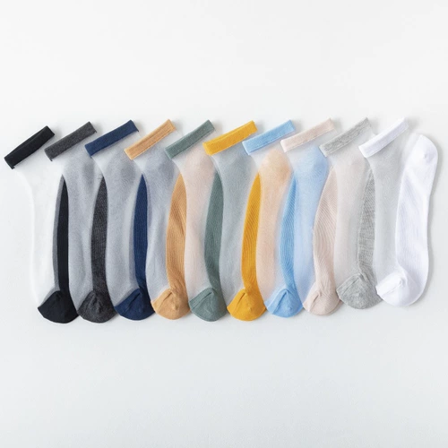 Носки, летние колготки, тонкий японский глянцевый невидимый кварц для мальчиков