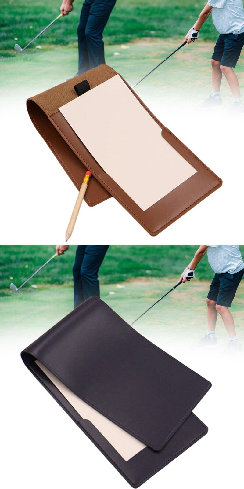 Оборудование для гольфа pu皮高尔夫积分本 球类教练记录本 golf户外运动计分板运动装备 Okoutdoor