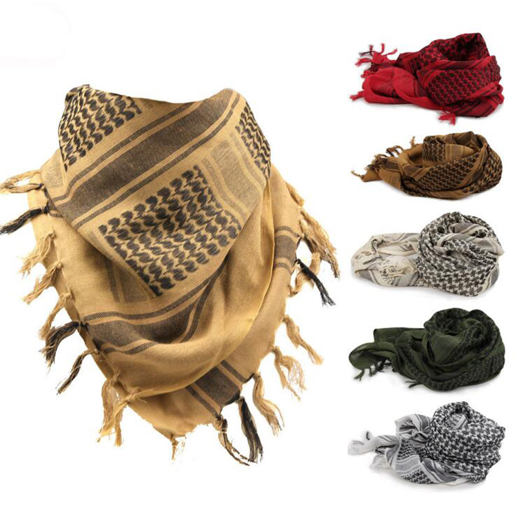 Outdoor special forces Arab scarf military fans tactical bib cotton square scarf shawl warm windproof scarf