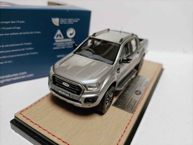 Mk 1 43 Ford Ranger Pickup Truck Model Ford Ranger Wildtrak 2019 Silver Mk 1 43 Ford Ranger Pickup Truck Model Ford Ranger Wildtrak 2019 Silver