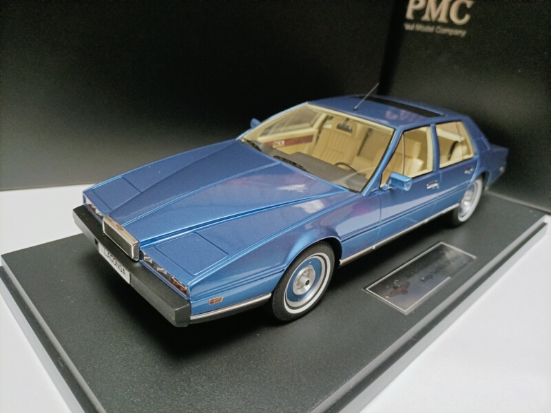 Pmc 1 18 Aston Martin Lagonda Four-Door Luxury Sedan Model Lagonda 1986 Silver Blue Pmc 1 18 Aston Martin Lagonda Four-Door Luxury Sedan Model Lagonda 1986 Silver Blue