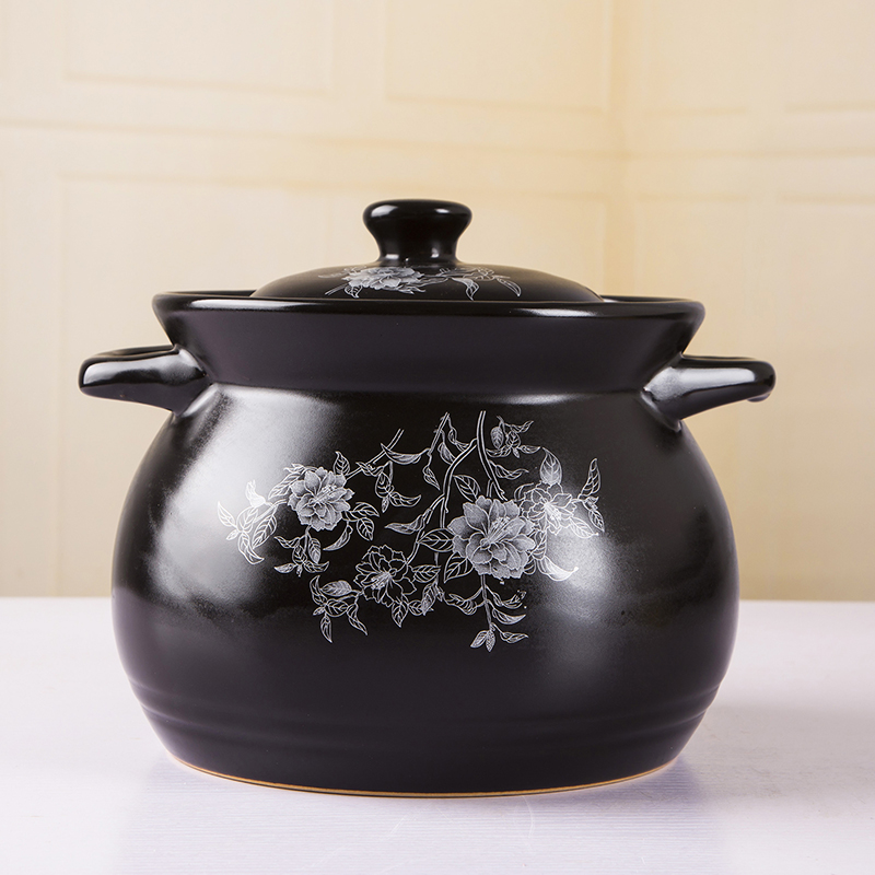 Casserole stew household Casserole pot ceramic Casserole pot soup flame to hold to high temperature gas stew soup pot rice such as Casserole