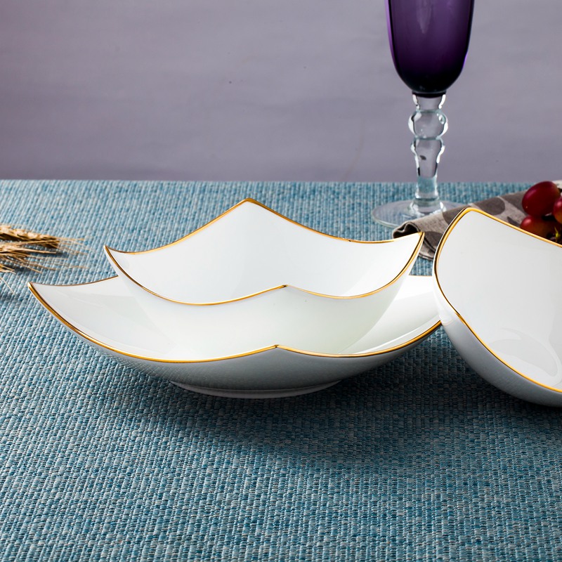 Paint edge corners become warped ipads porcelain bowl of fruit salad bowl with household ceramics bowls of creativity is Korean sweet snacks