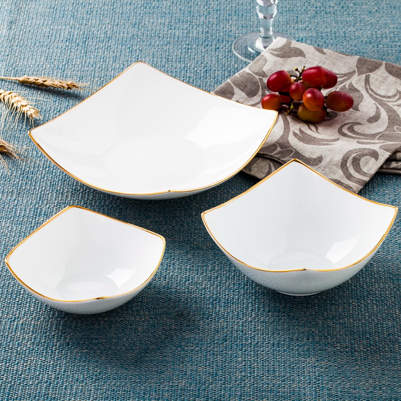Paint edge corners become warped ipads porcelain bowl of fruit salad bowl with household ceramics bowls of creativity is Korean sweet snacks