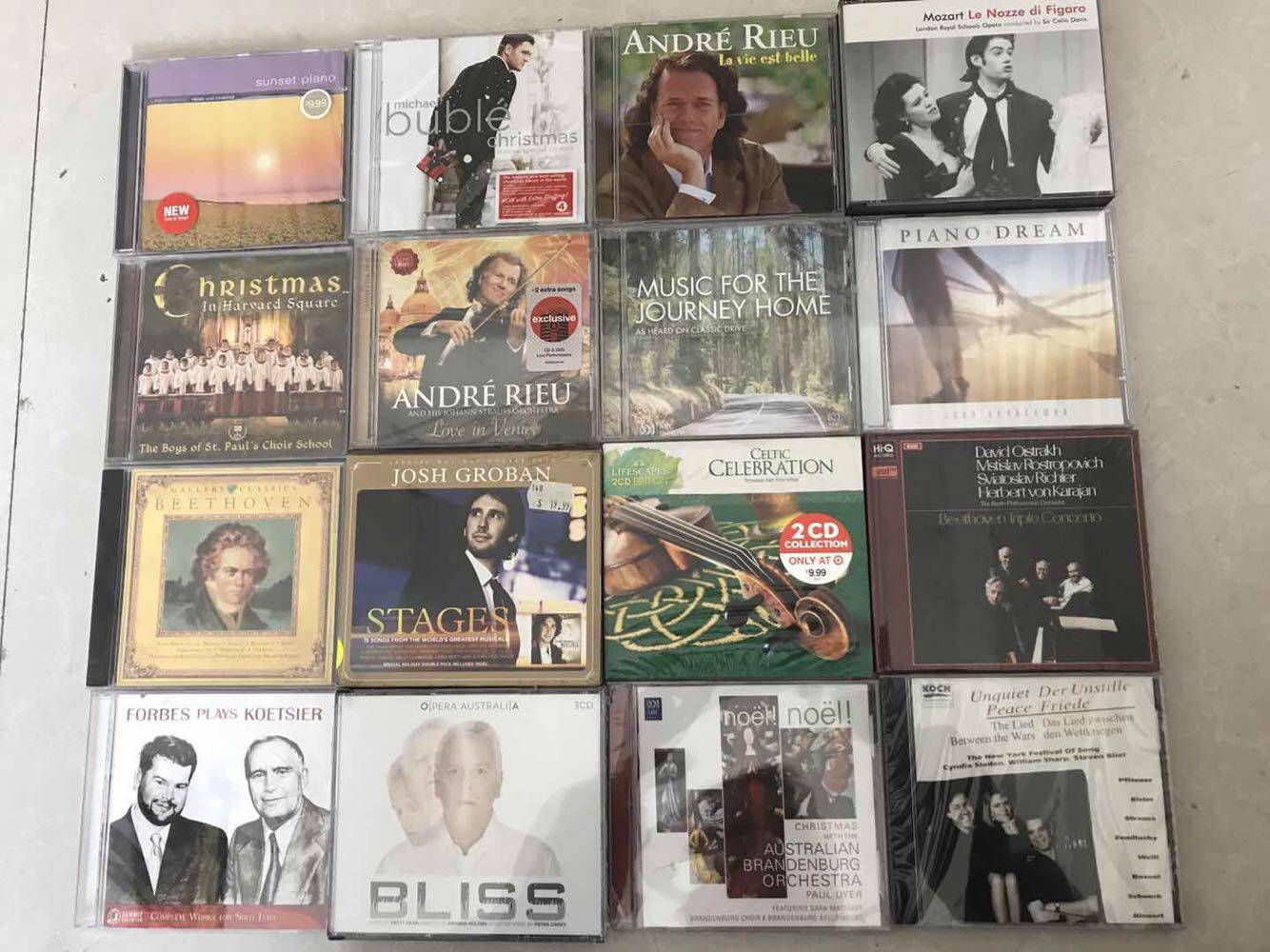 Low price treasure classical jazz light music and other CDs packaged for sale 30 boxes randomly sent 