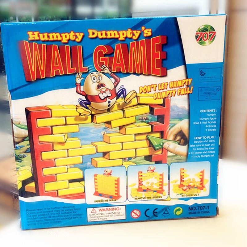 wall game educational parent-child toy demolition brick-building-small trick or treat happy wall demolition game
