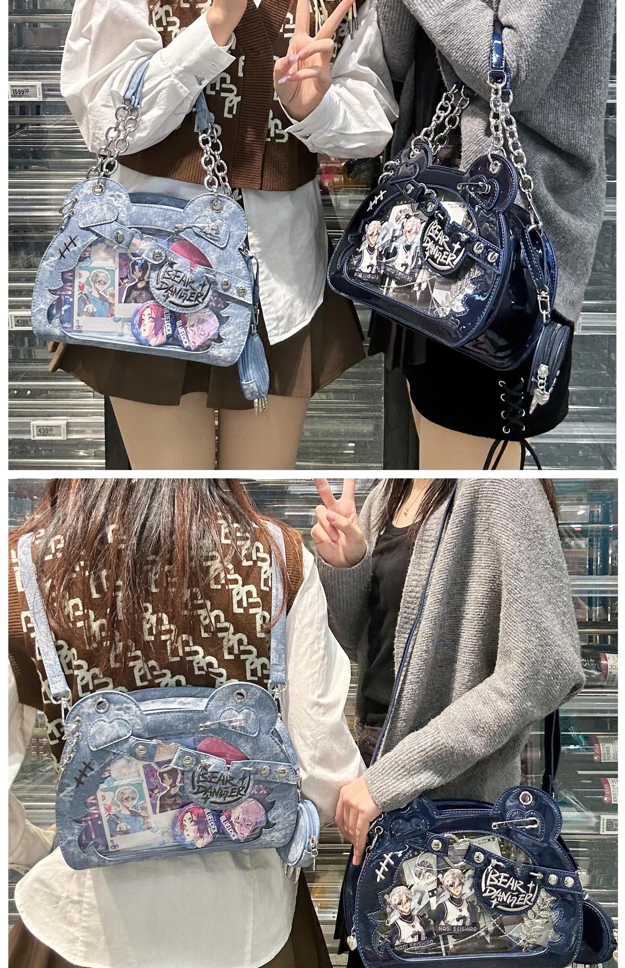Qoo10] 痛バッグ 痛バ クマ ショルダーバッグ