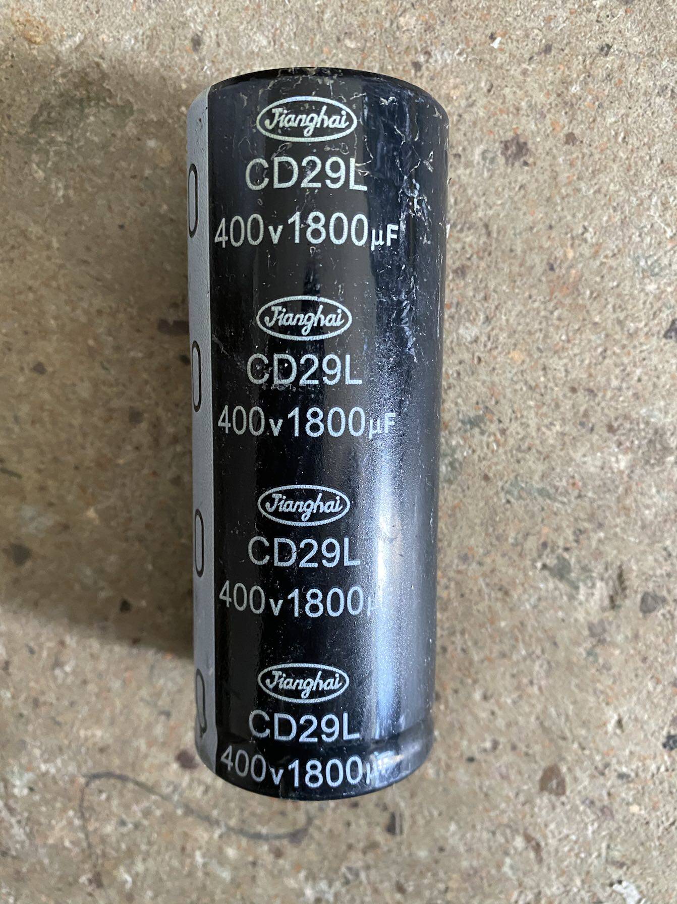 Original Assembly Demolition of the Jiangghai RIFA 400V1800UF 450V1800UF40 * 100 Four-footed electrolytic capacitor