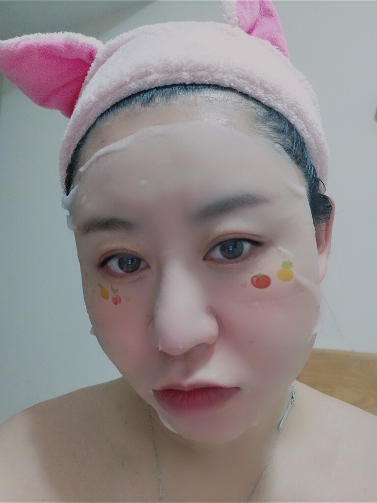 相宜本草四倍蚕丝面膜