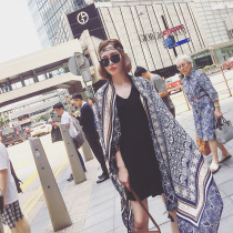 Sunscreen shawl Women summer scarf beach gauze beach towel seaside dual use super large Thai summer silk scarf Joker