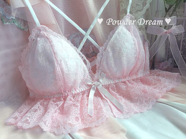 子 * Đầm ren đẹp toàn phần Kiểu dáng vest mỏng không có vòng ngực bằng thép ~ áo lót 